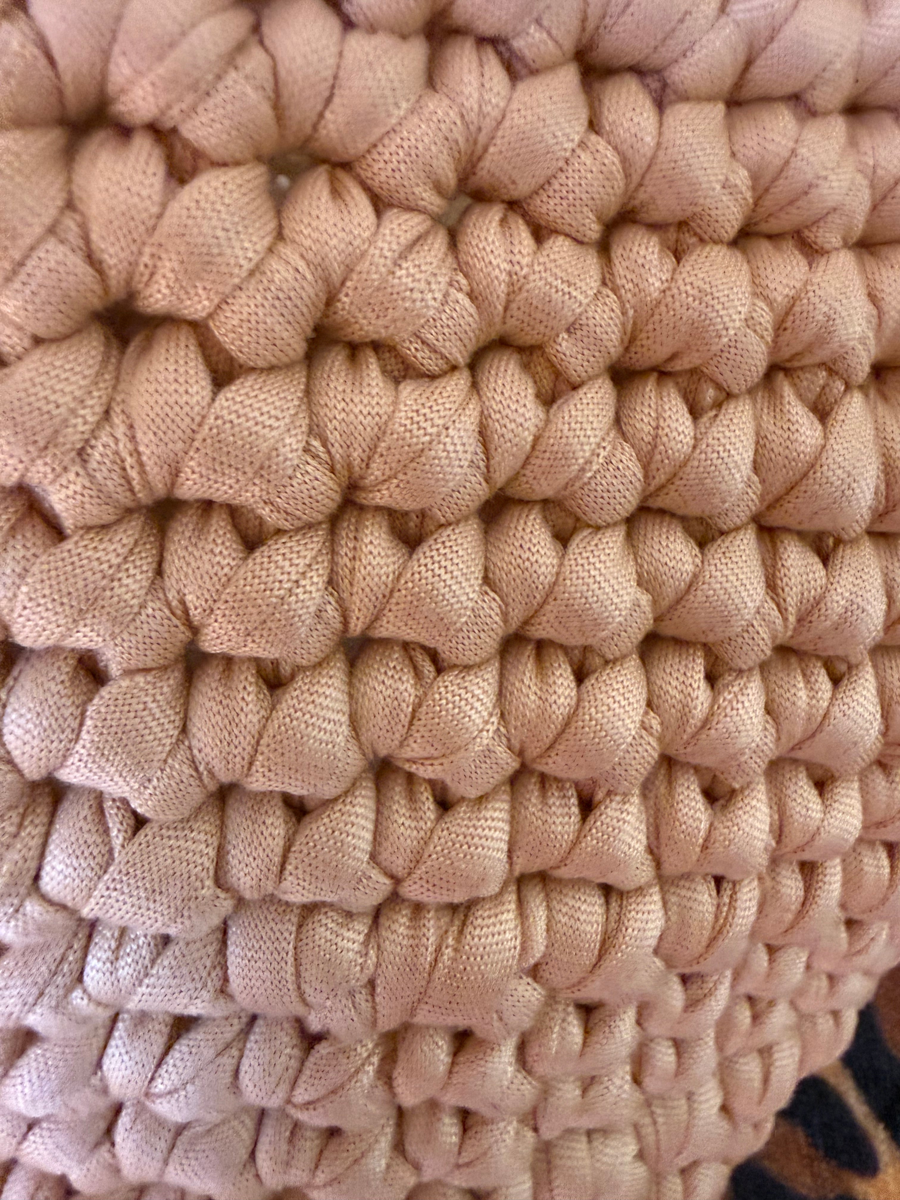Mini Crochet Basket Bag