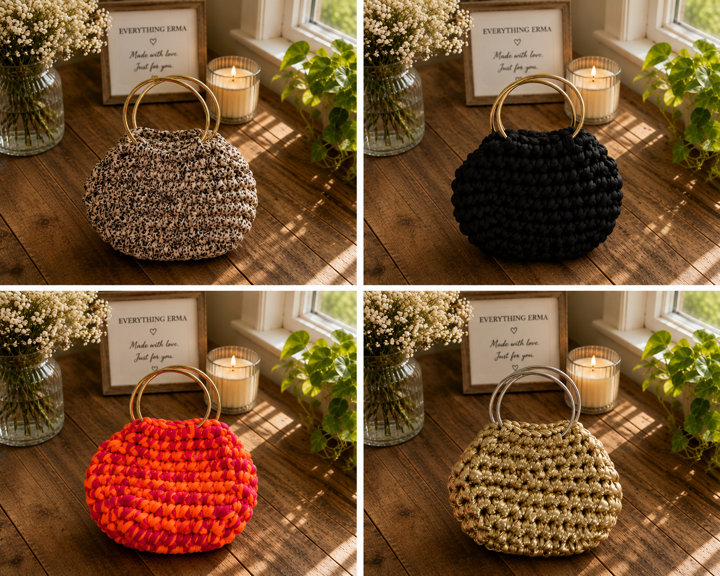 Crocheted Small Handbag