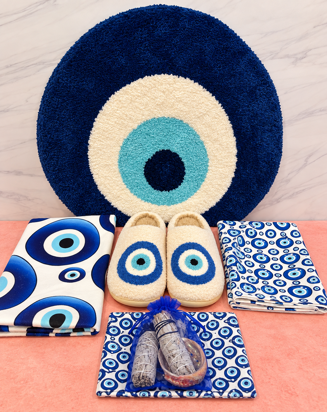 🧿 Ultimate All-in-One Evil Eye Bathroom & Ritual Set