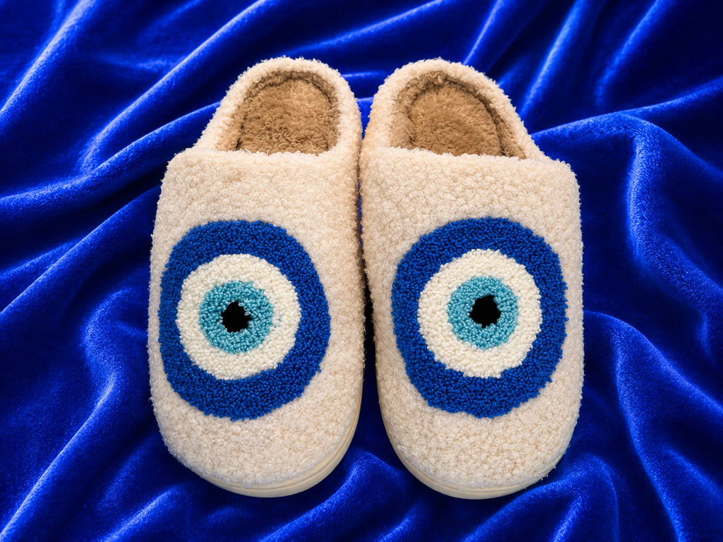 Evil Eye Protection Ritual Set - Slippers, Sage, & Seeing