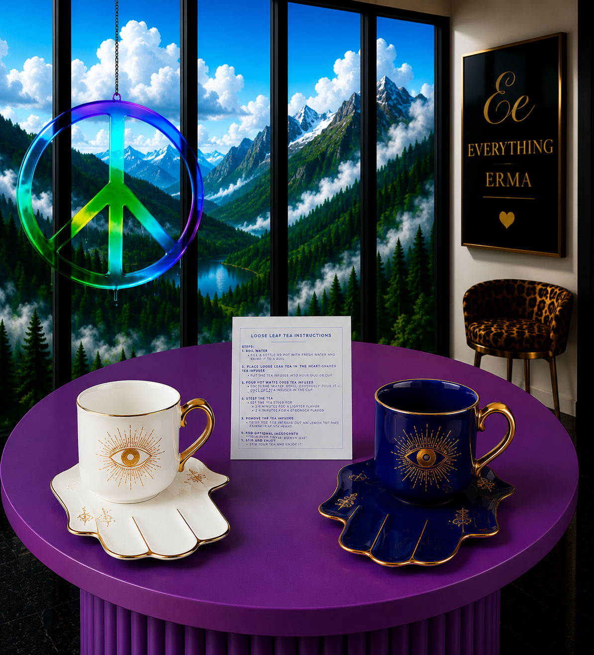 The Ceramic Tea Cup Set