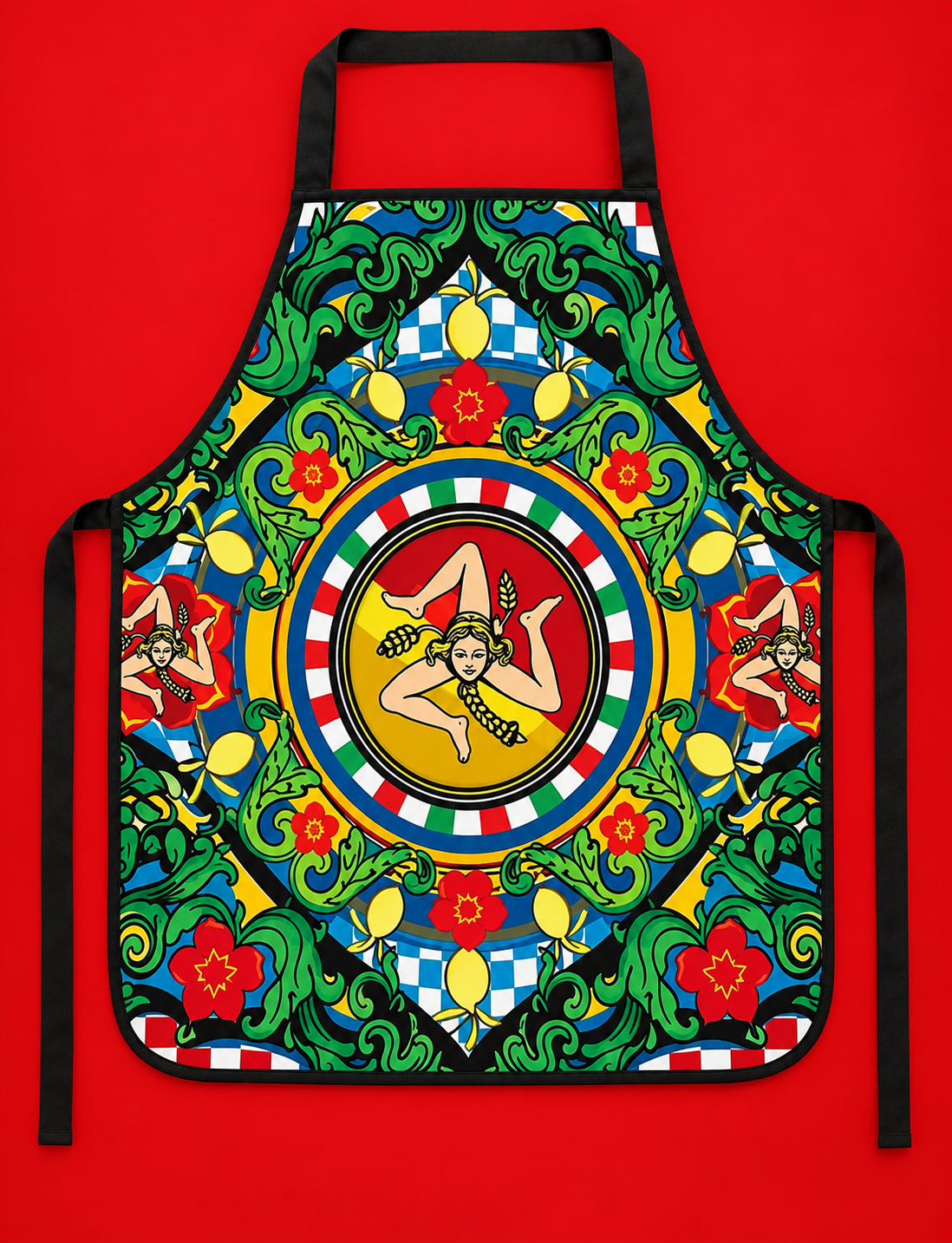 Sicilian Trinacria Apron