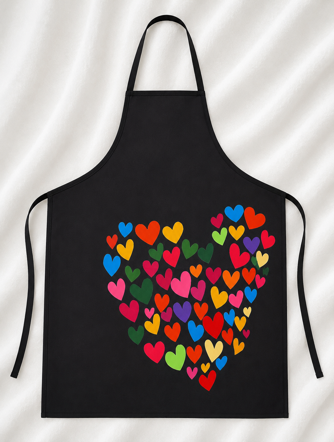 Heart Slippers, Apron and Evil Eye Key Chain