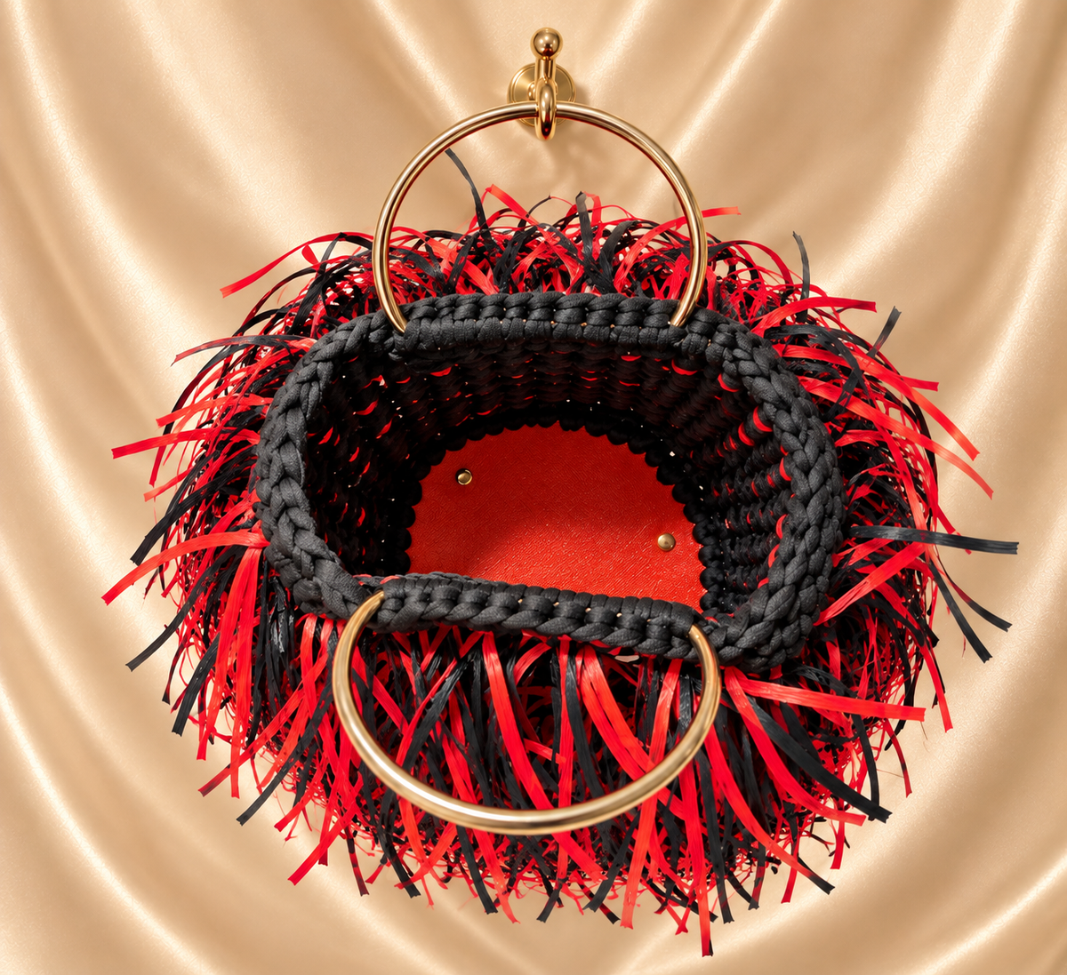 Round Fringe Bag