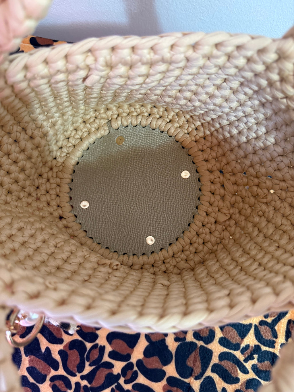 Mini Crochet Basket Bag