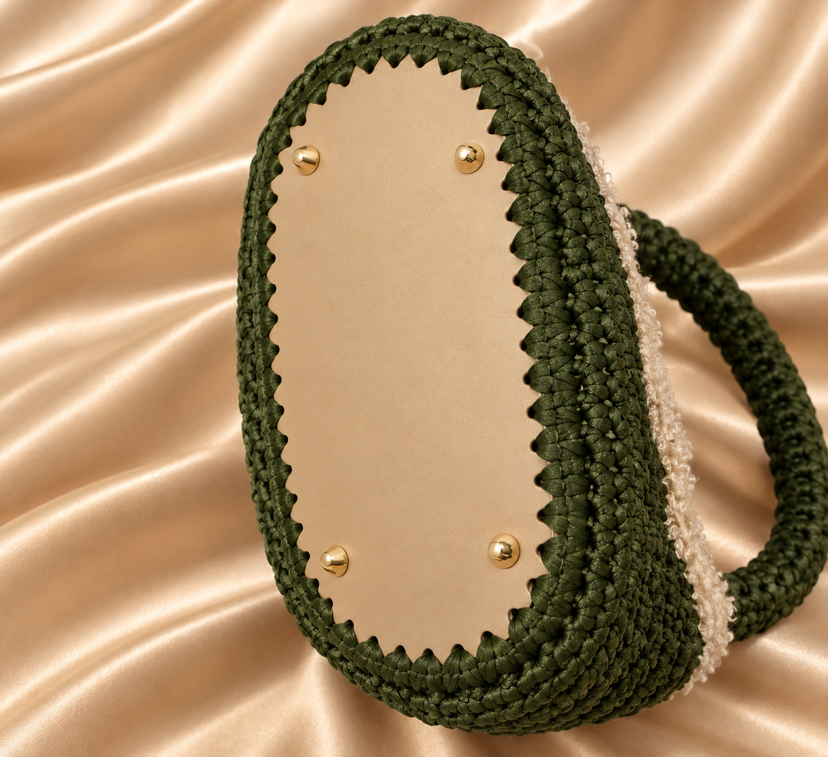 Teddy Bear Yarn Crochet Bag