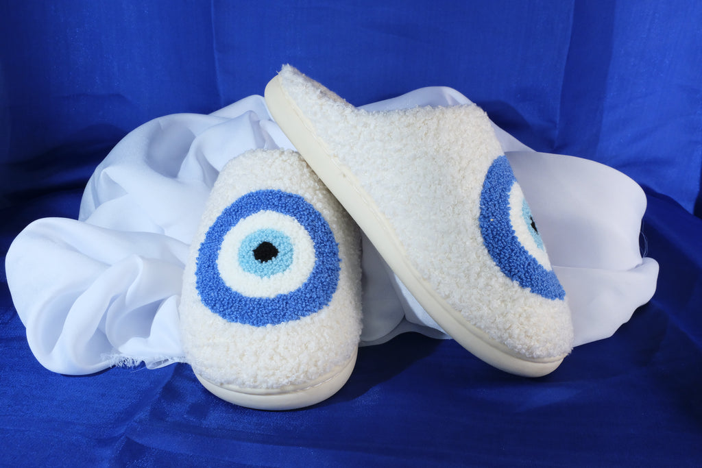 Classic Evil Eye Lounge Slippers -