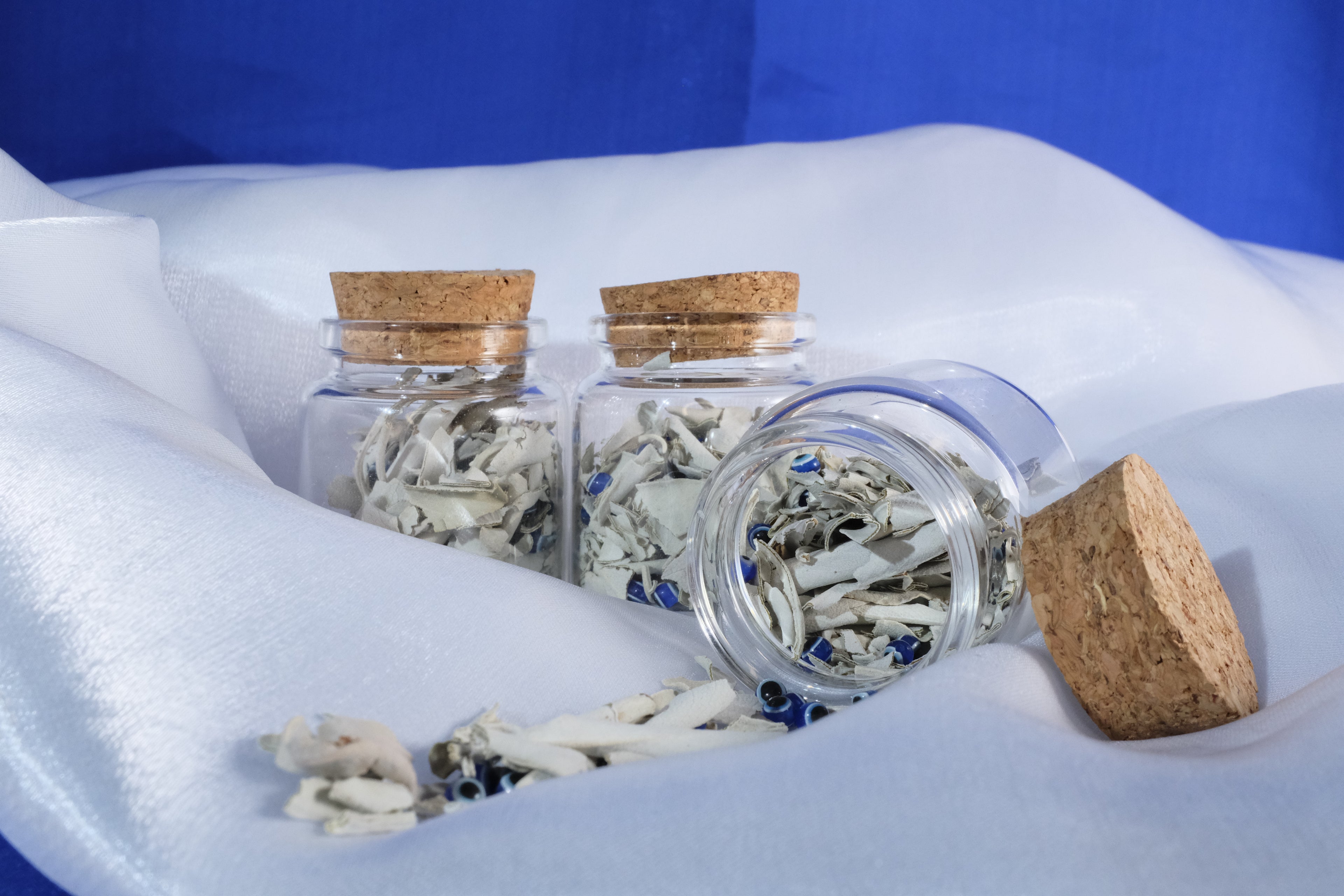 Evil Eye Protection Ritual Set - Sage, Evil Eye & Abalone Shell