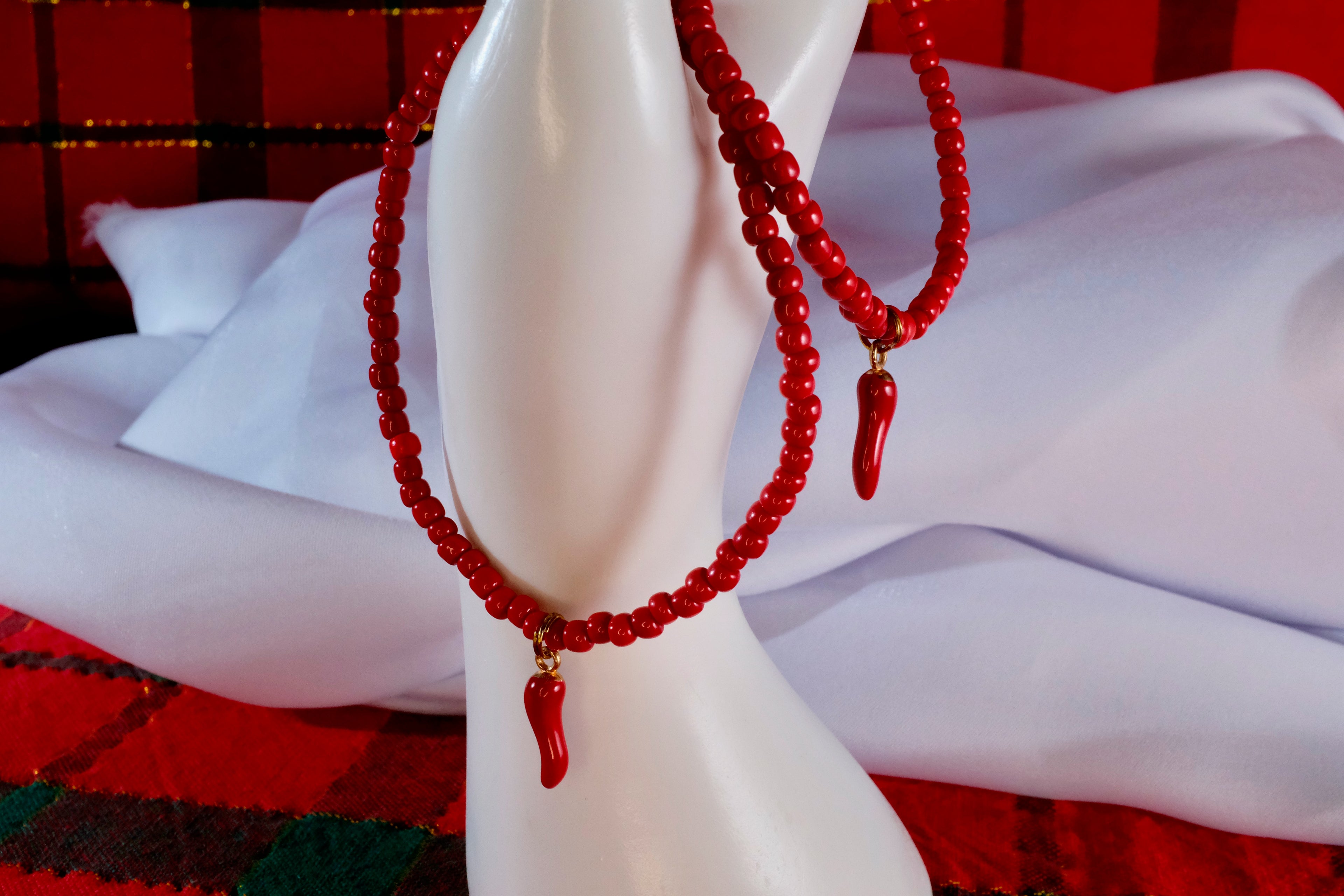 His and Hers Red on Red w/ Cornicello