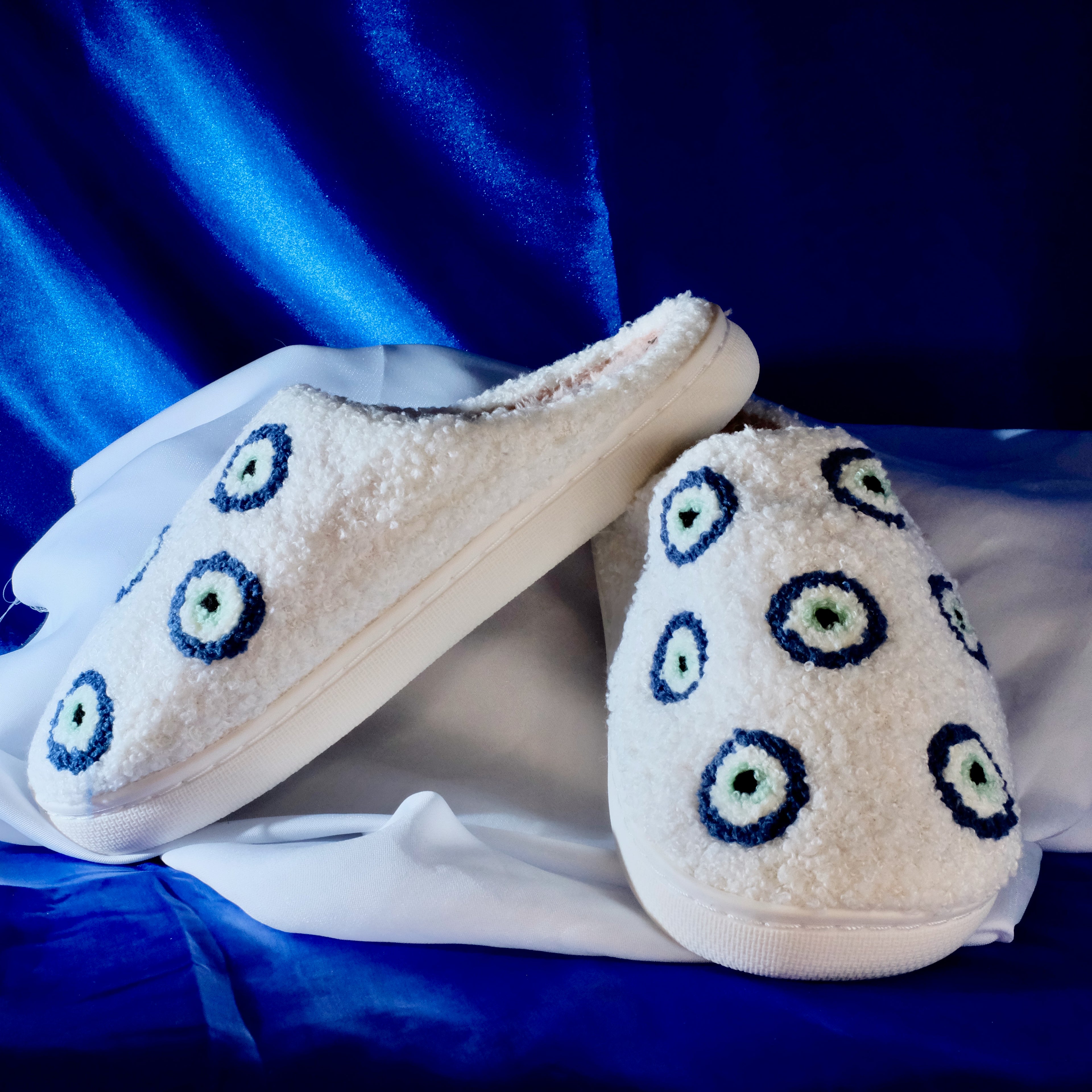 Evil Eye Lounge Slippers - Unisex (Pre-  Order)