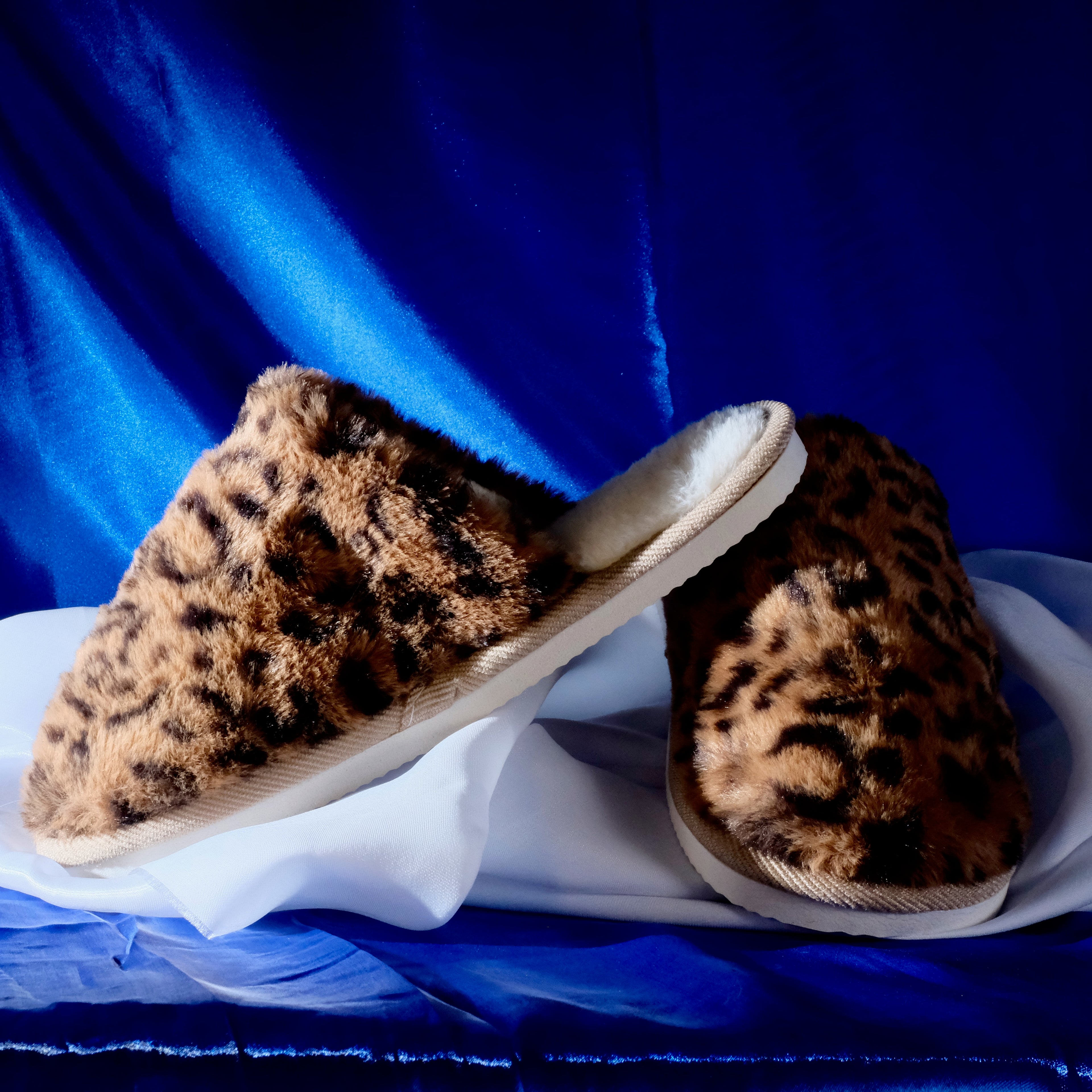 Leopard Lounge Slippers - Unisex (Pre-Order)