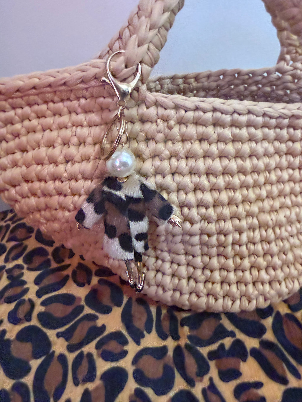 Mini Crochet Basket Bag