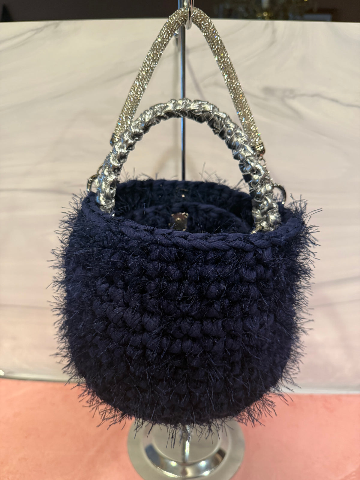 Mommy and Me Matching Crochet Bucket Bag Set