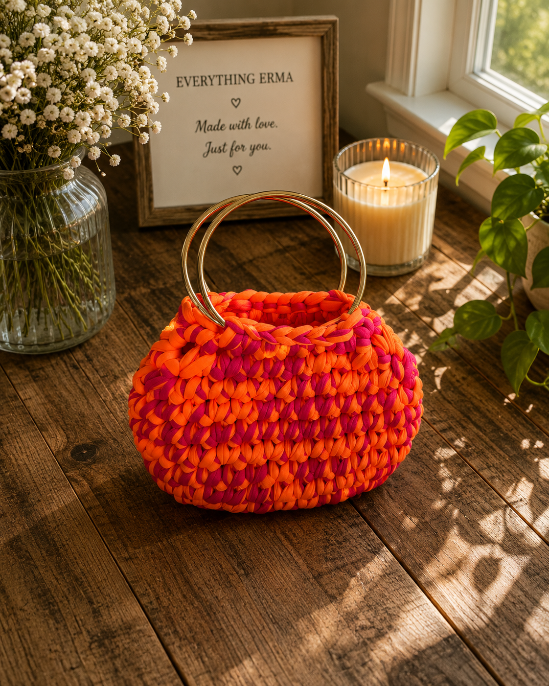 Crocheted Small Handbag
