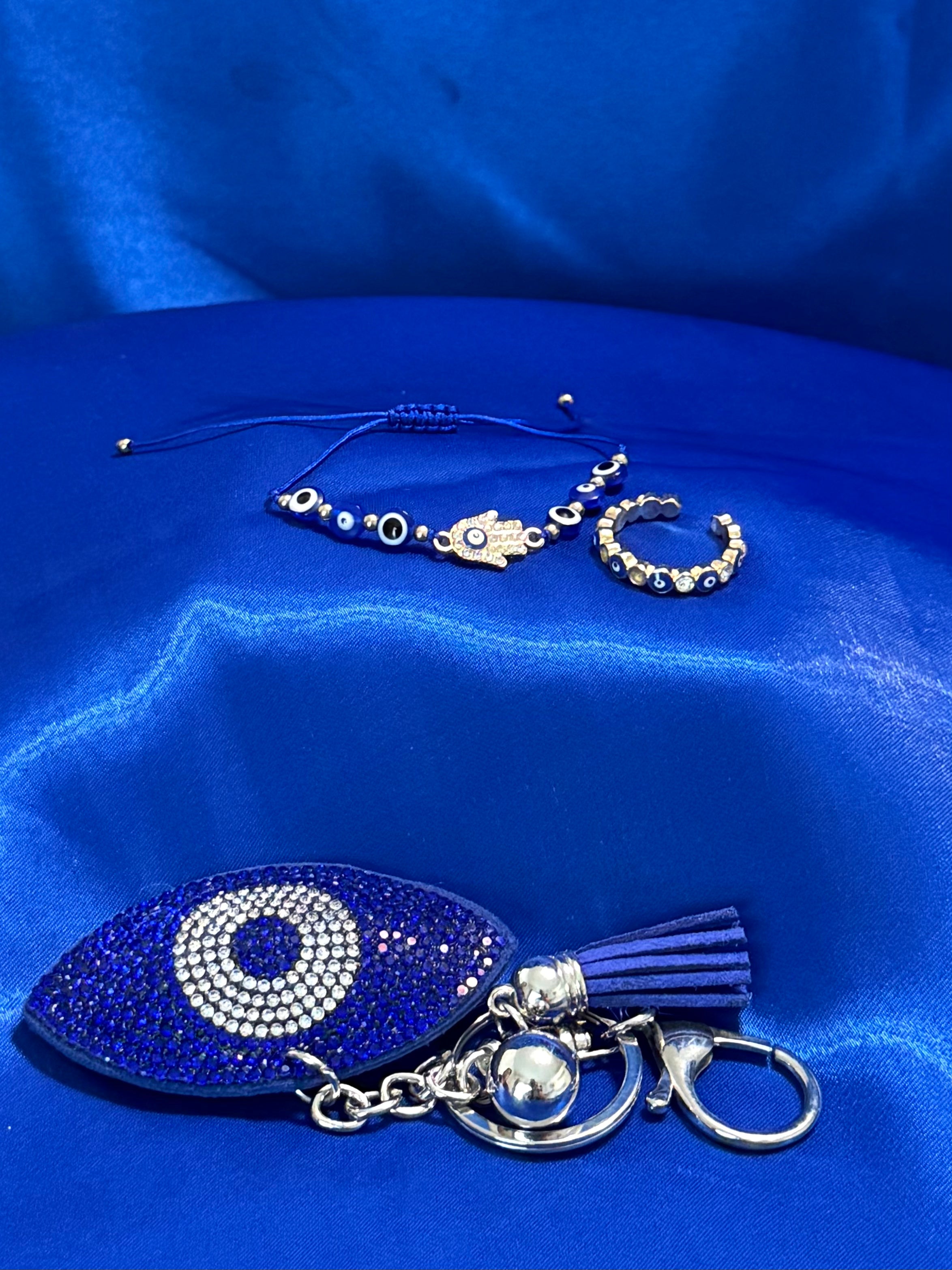Evil Eye Protection Set Slippers and Sparkle