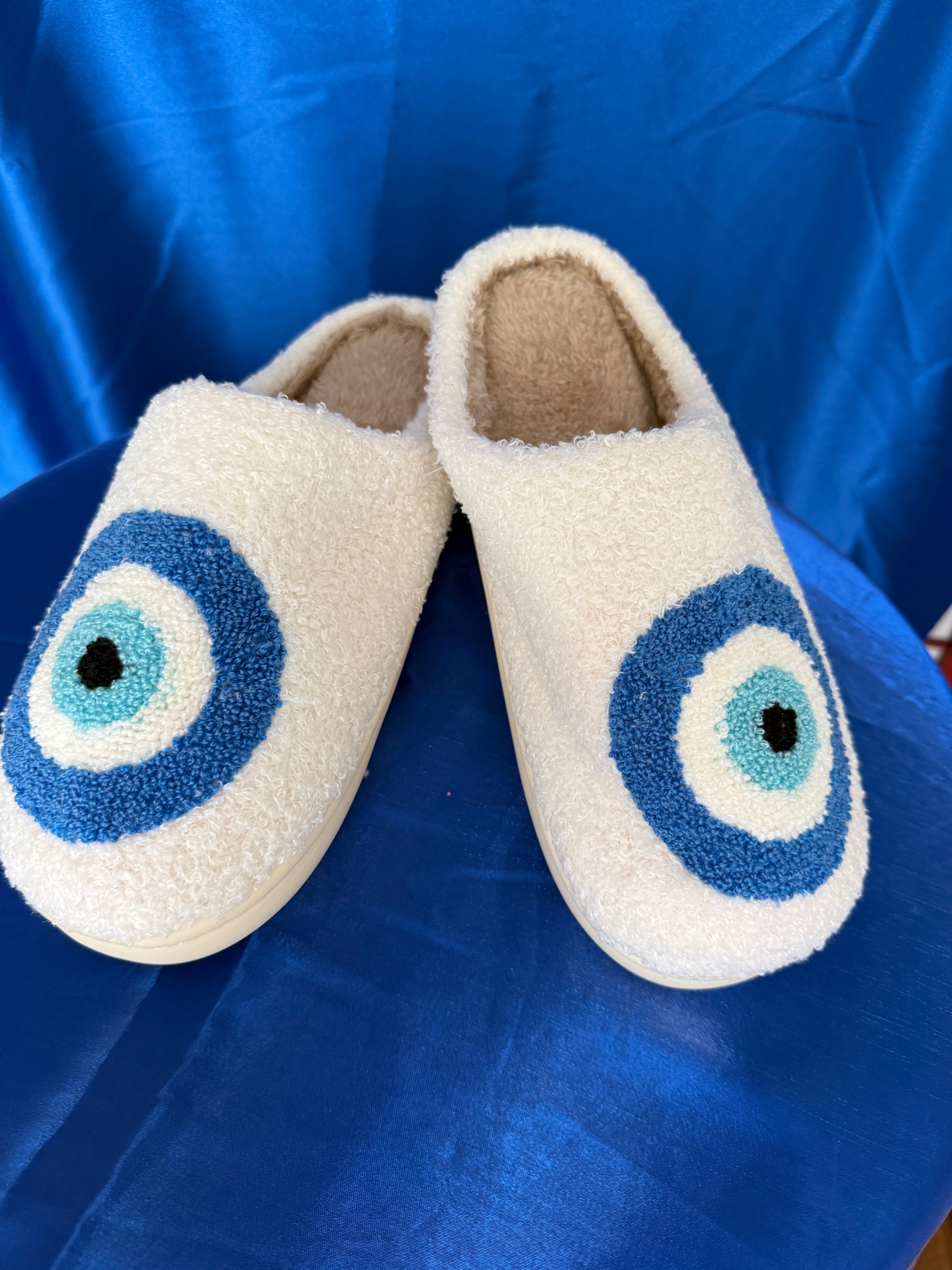 Classic Evil Eye Lounge Slippers -