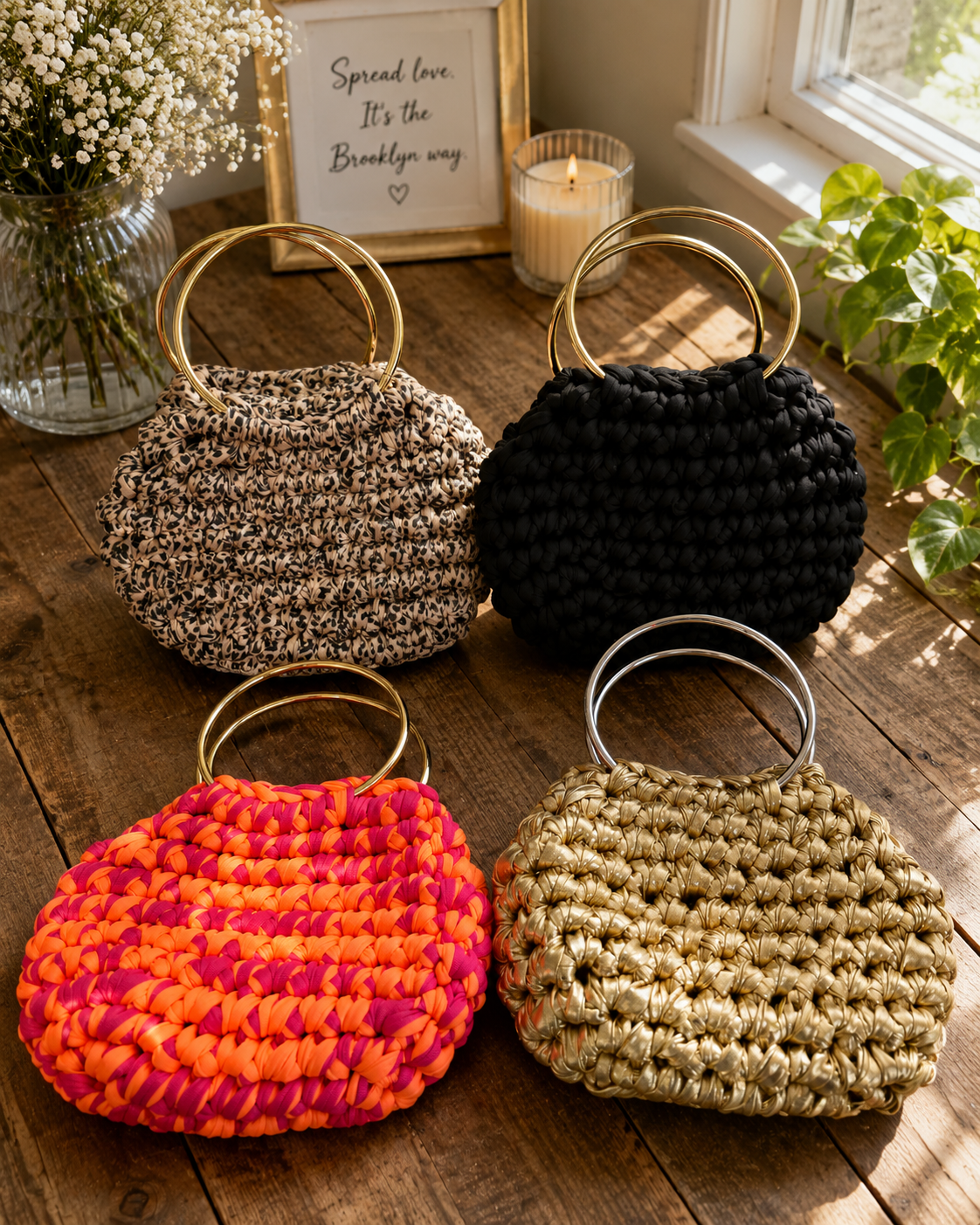 Crocheted Small Handbag