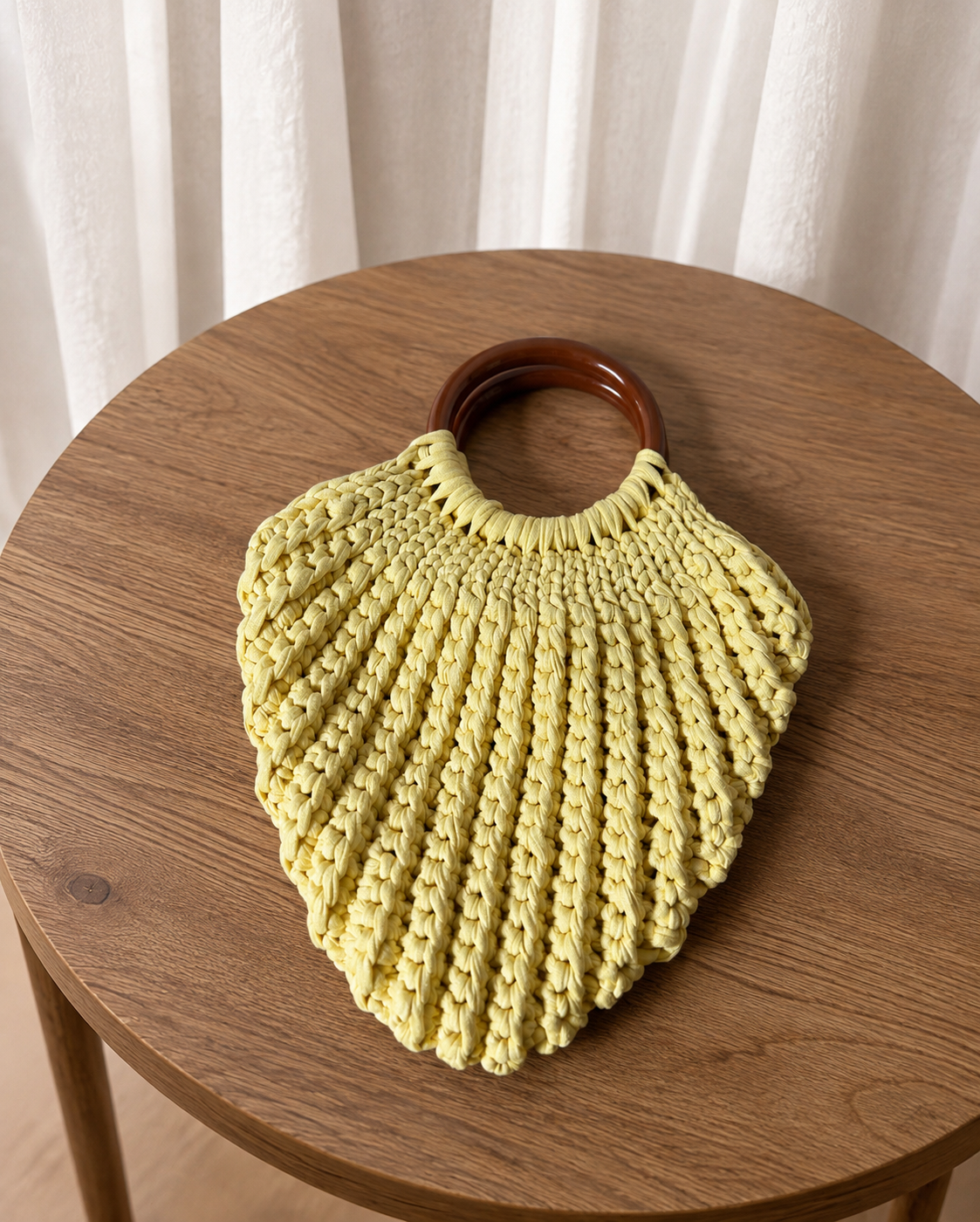 Handmade Shell Crochet Bag Set-Custom Mommy and Me Ripple Design