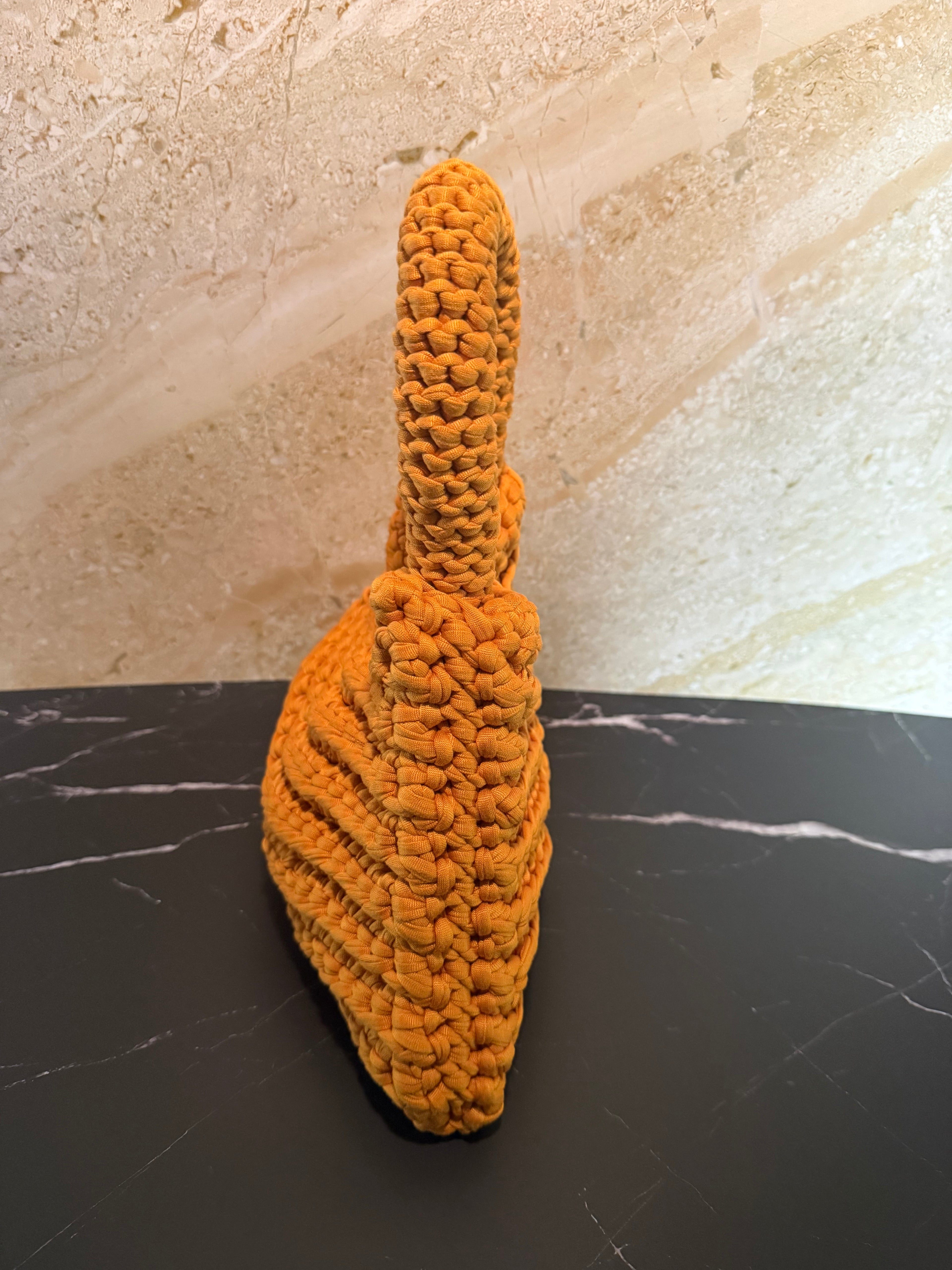 The Chevron Mini Crocheted Handbag