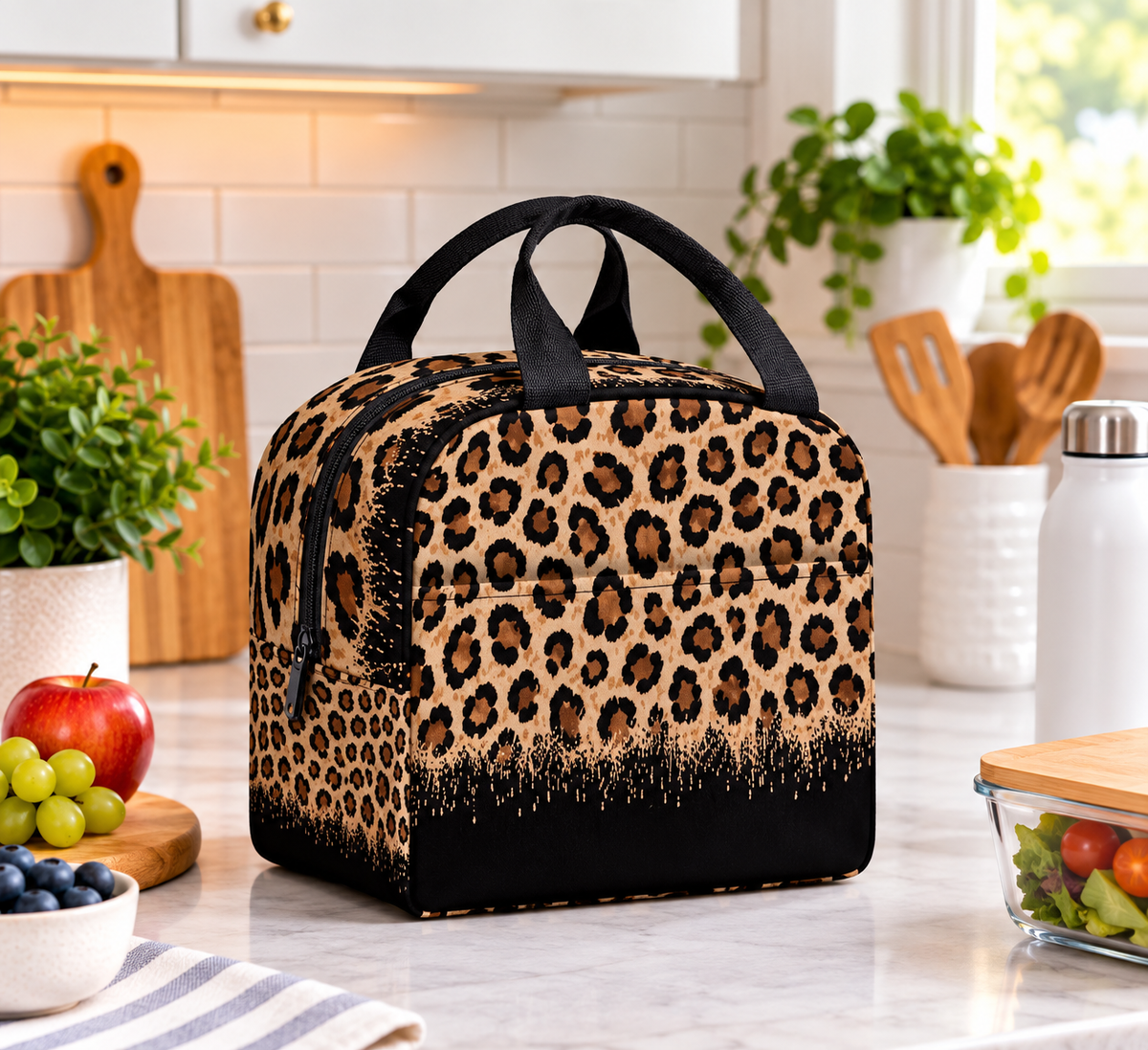 Leopard Lunch Bag