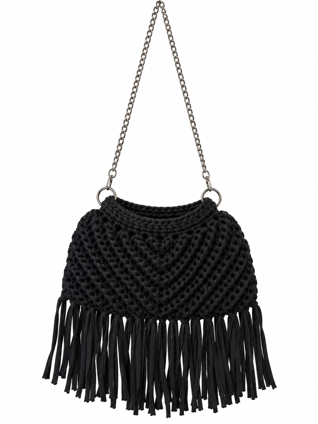 Chevron Fringed Bag