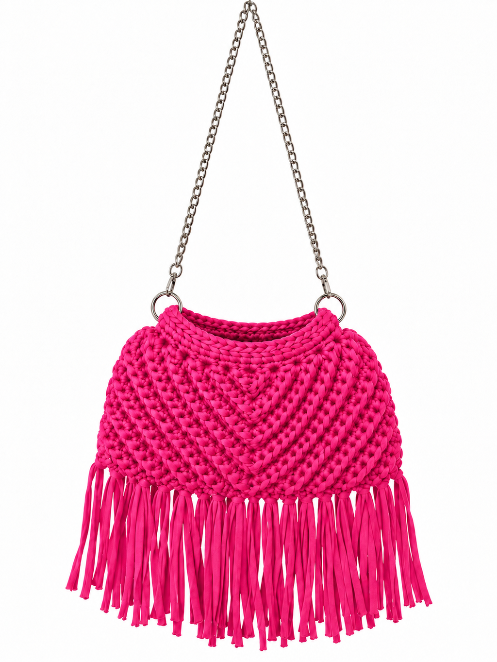 Chevron Fringed Bag