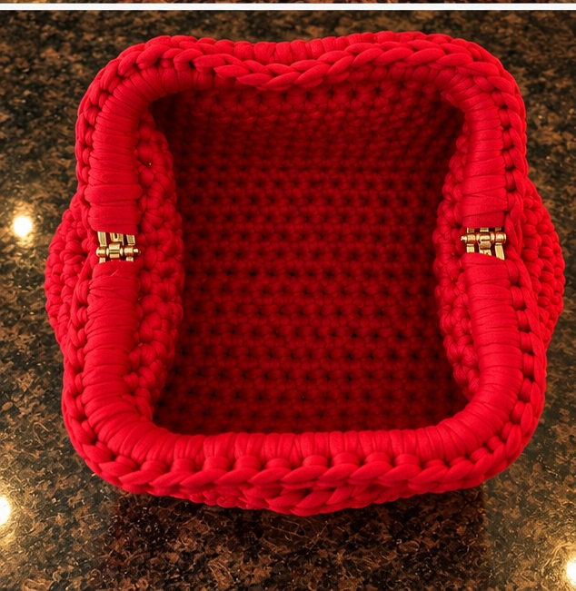Crocheted Clutch Bag