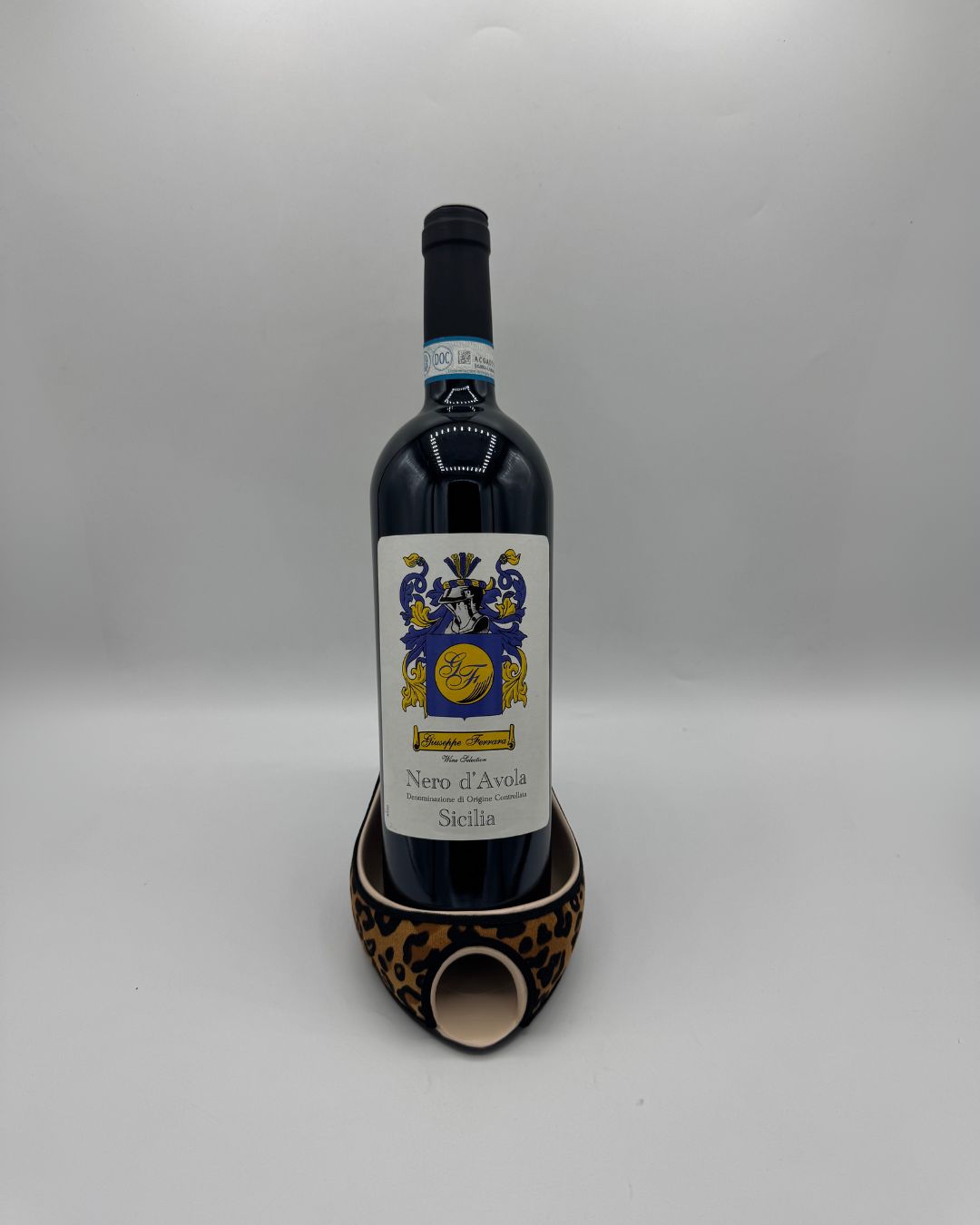 Leopard Print High Heel Wine Bottle Holder - Fierce & Fabulous