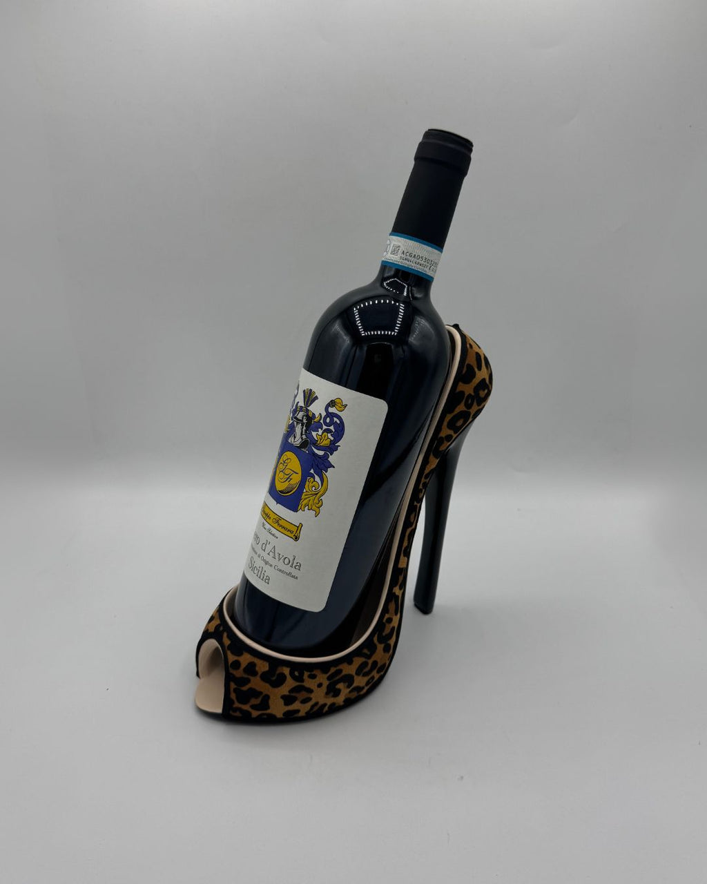 Leopard Print High Heel Wine Bottle Holder - Fierce & Fabulous