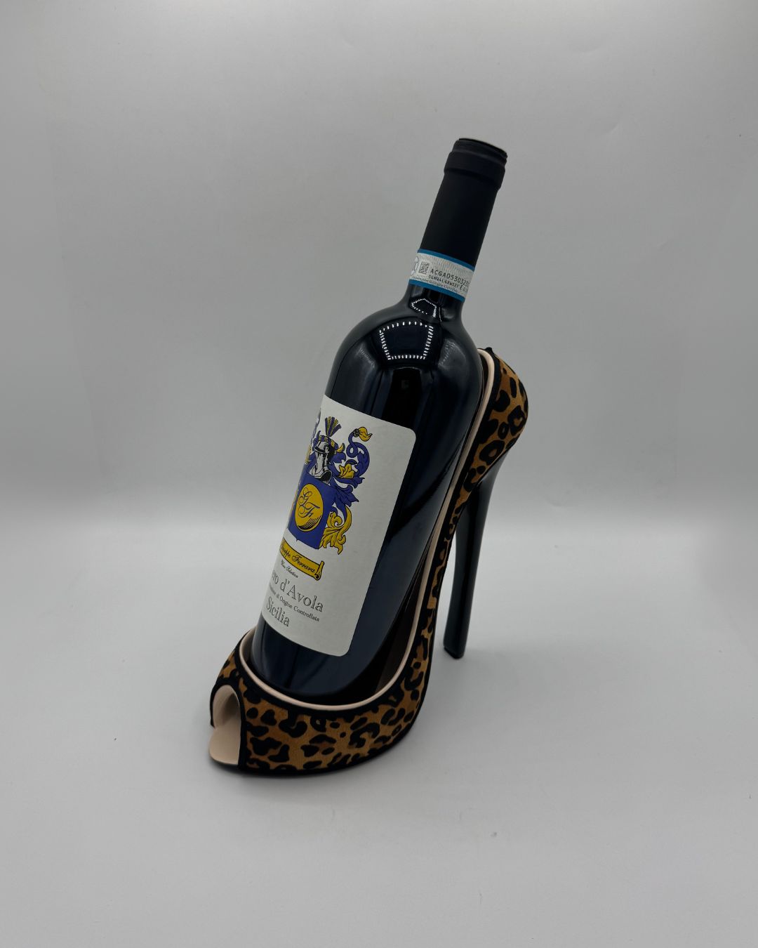 Leopard Print High Heel Wine Bottle Holder - Fierce & Fabulous