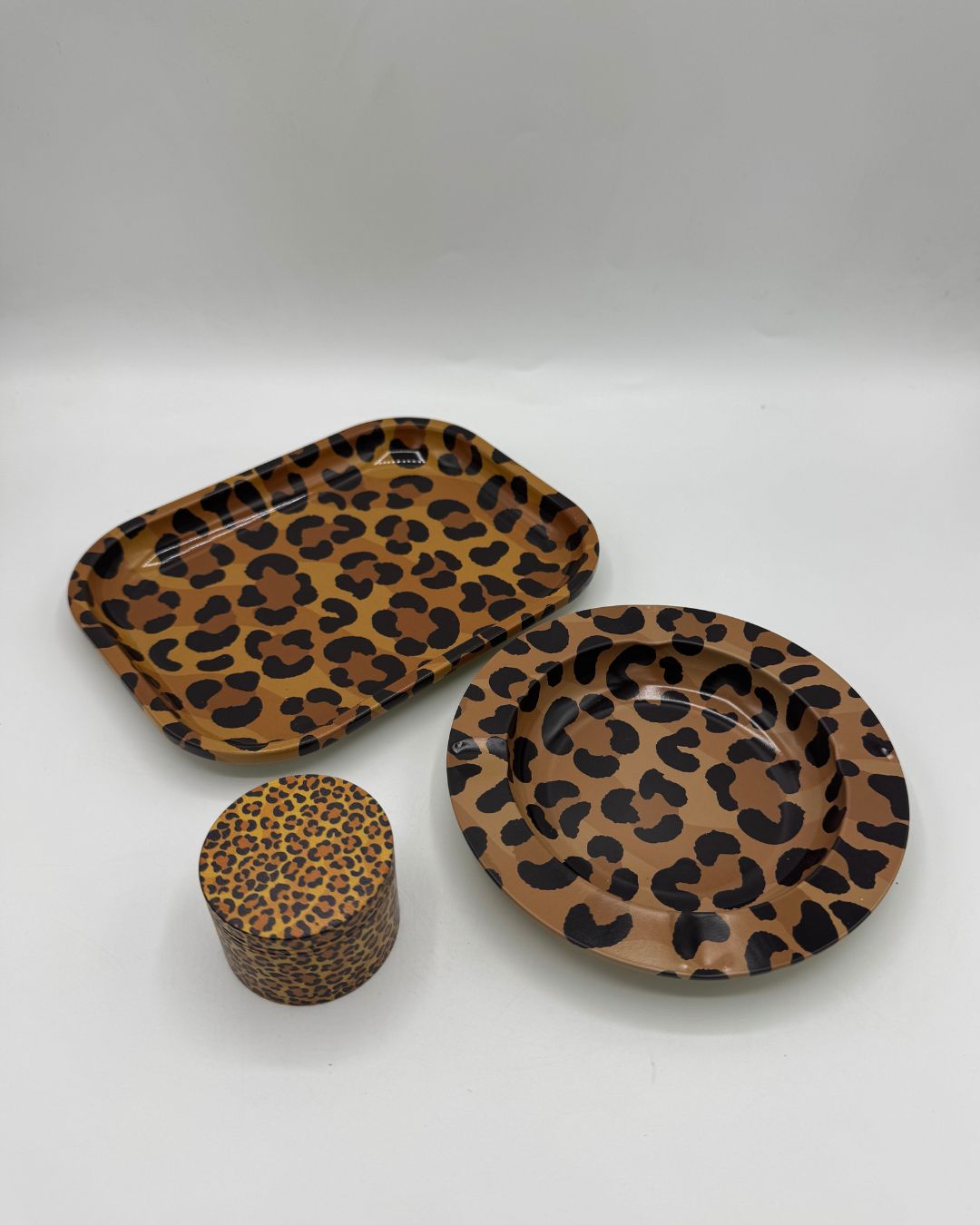 Leopard Print Smoking Set - 3-Piece Complete Bundle