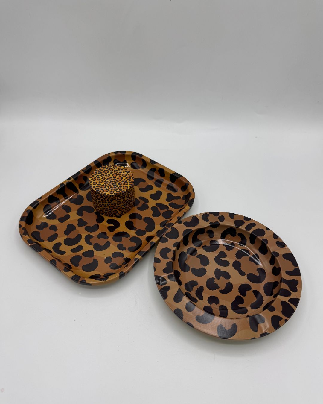 Leopard Print Smoking Set - 3-Piece Complete Bundle