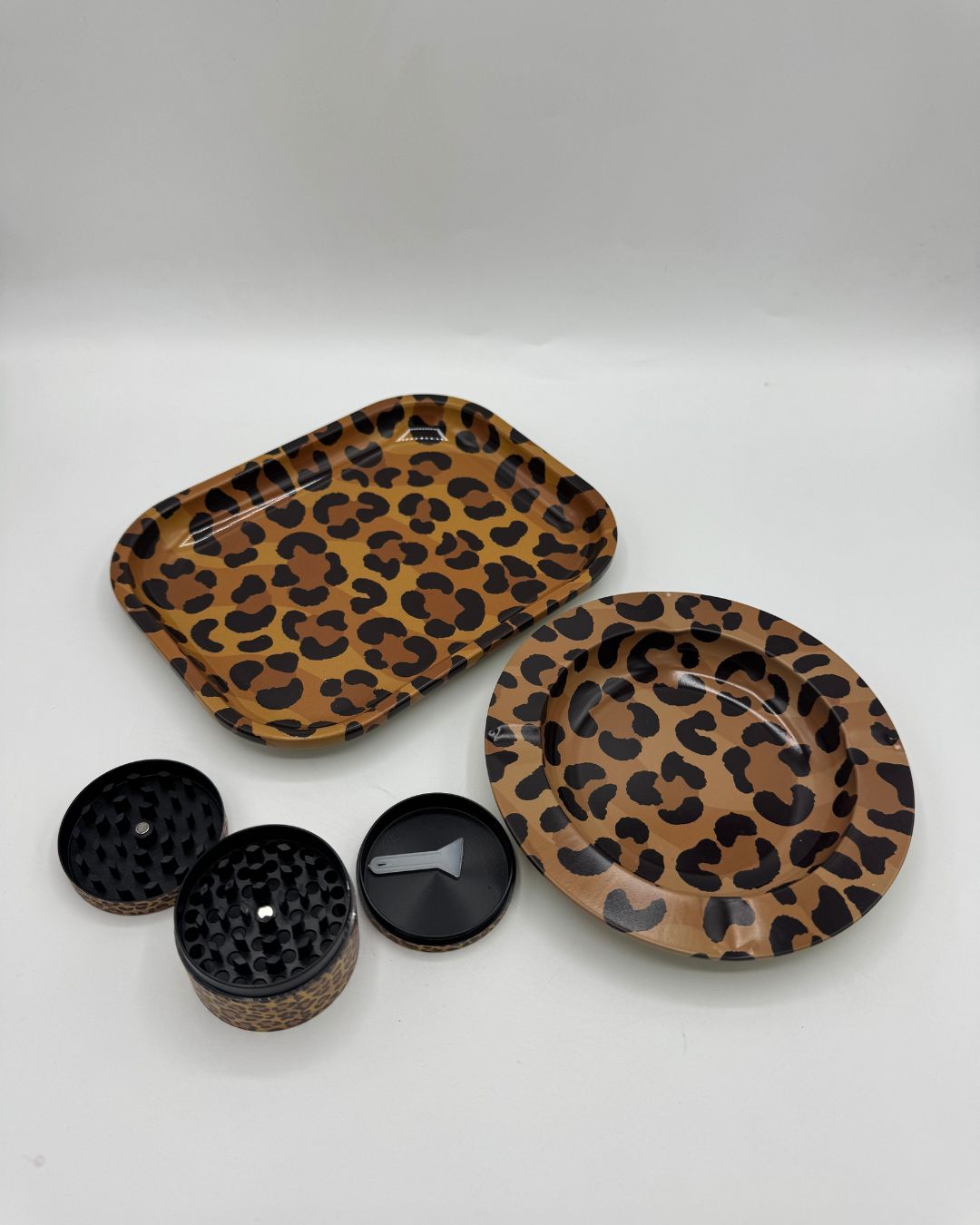 Leopard Print Smoking Set - 3-Piece Complete Bundle