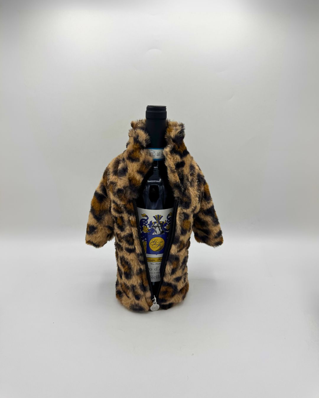 Wine Parka - Leopard Coat Fur