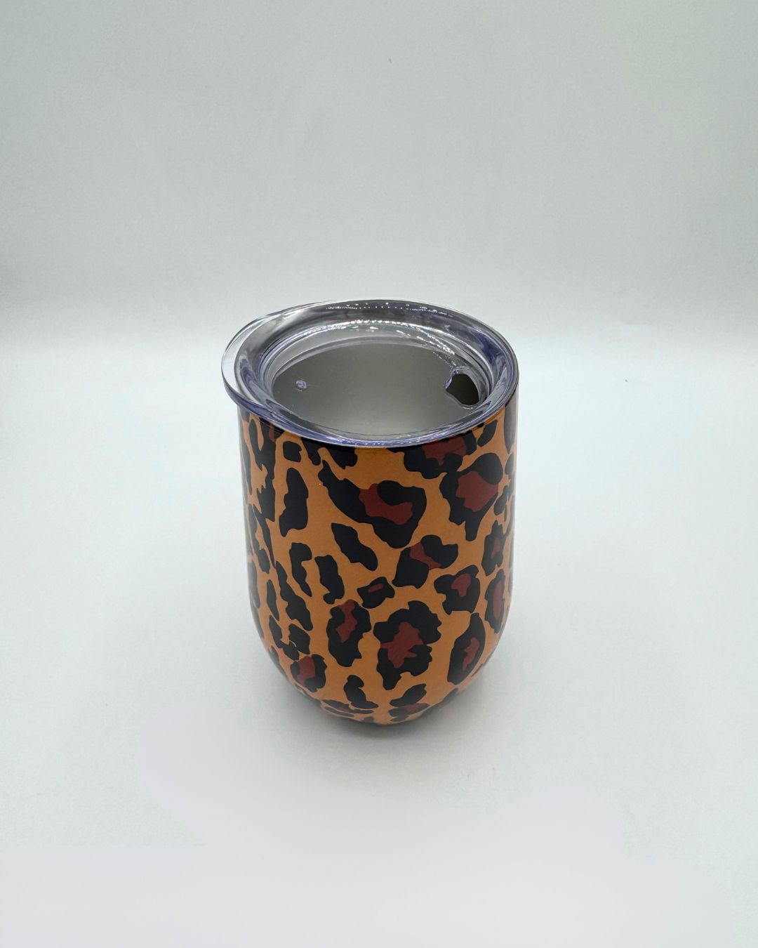 Insulated Leopard Print Wine Bag and Tumbler Set