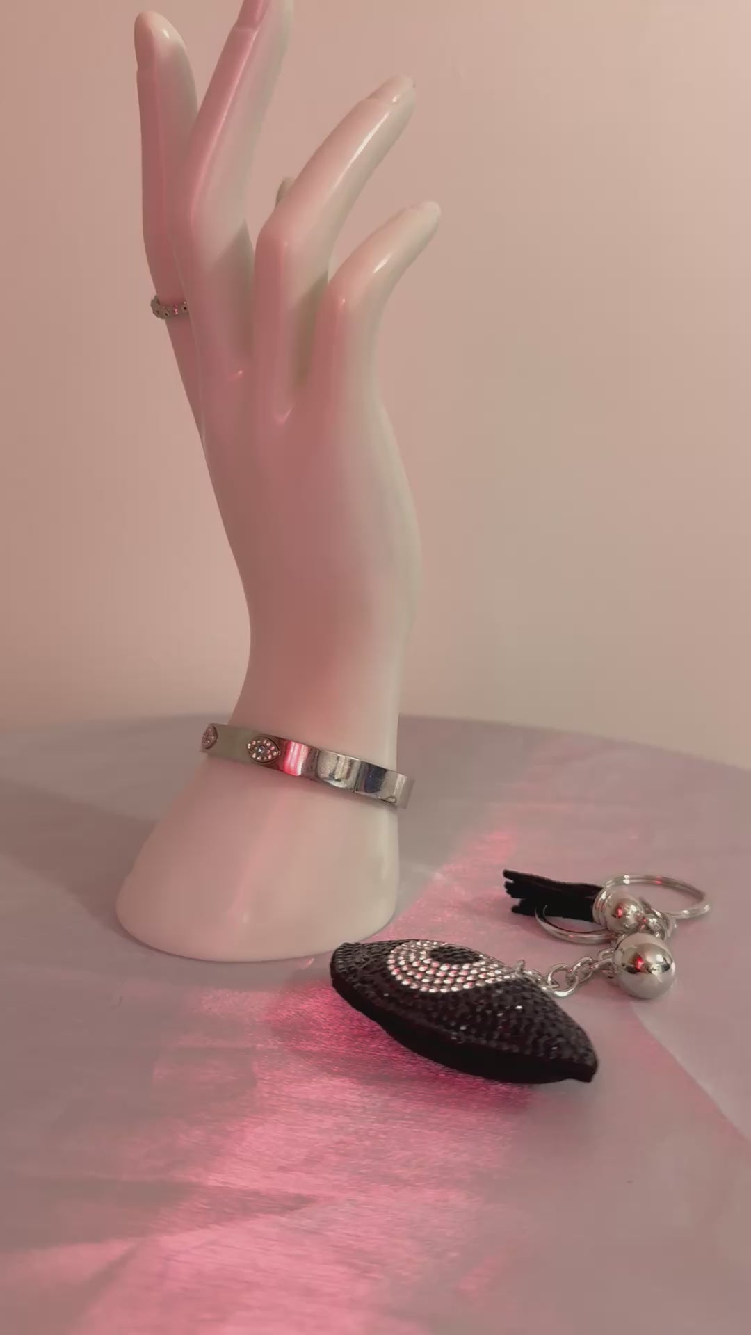 Assorted Evil Eye Protection Set (Cuff Bracelet, Cartier Design)) - Seller's Choice
