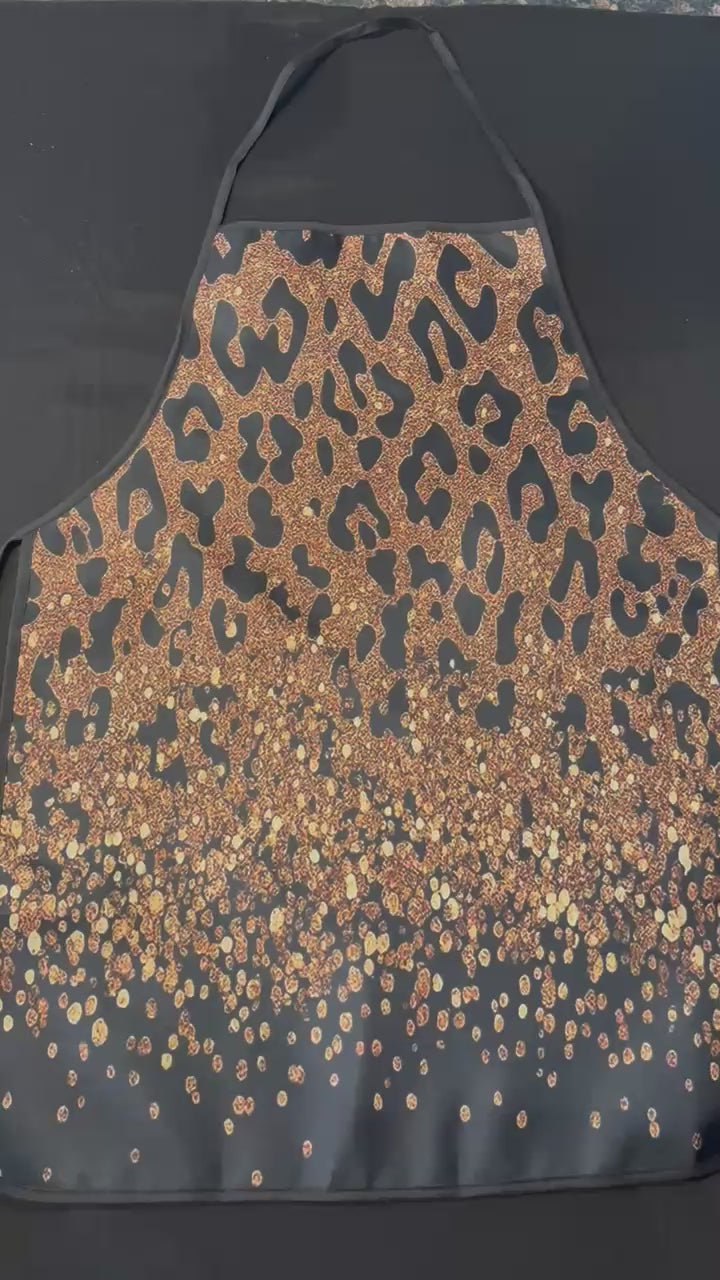 Chic Leopard apron
