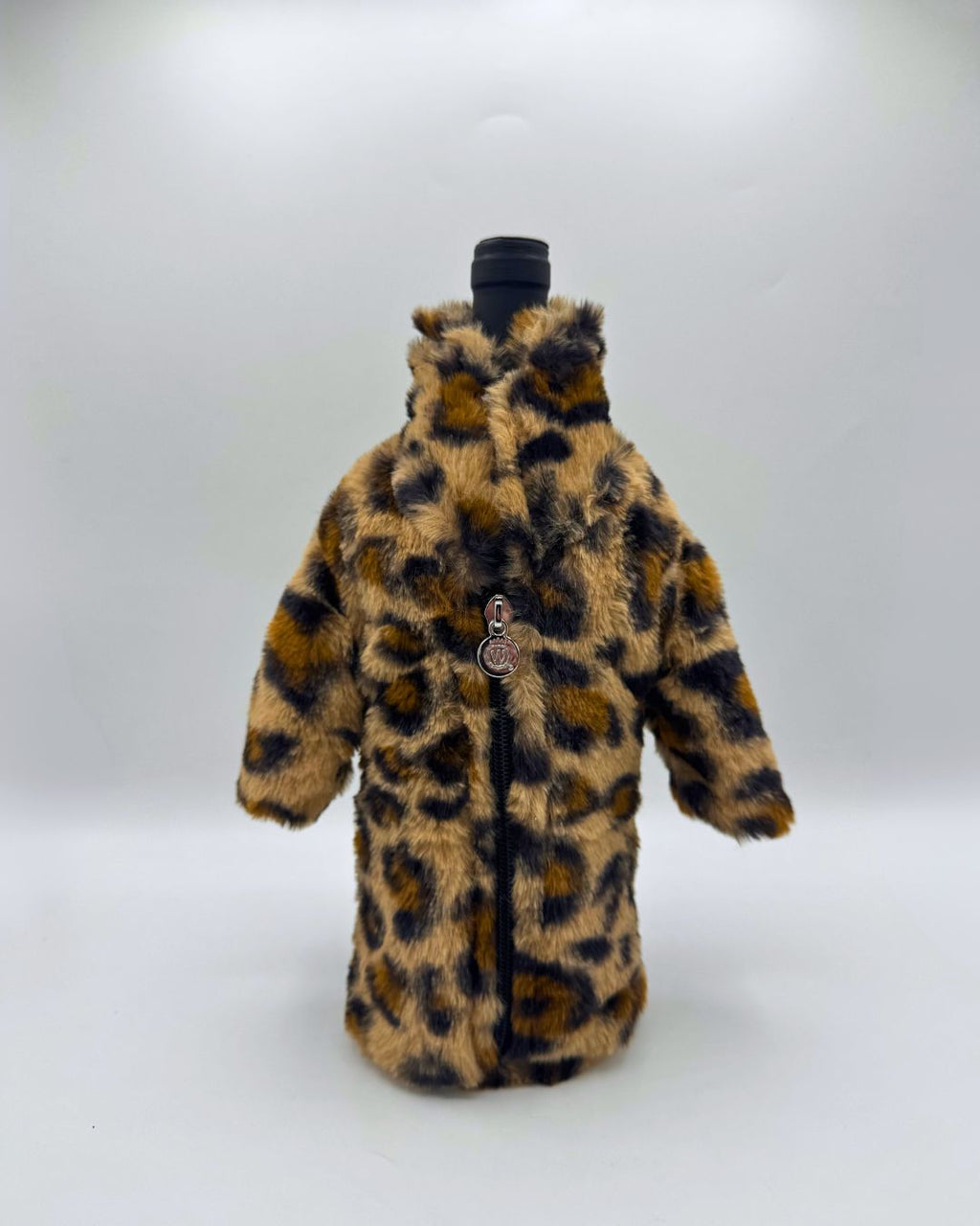 Wine Parka - Leopard Coat Fur